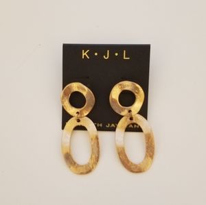 Brand new Kenneth Jay Lane Hoop earrings